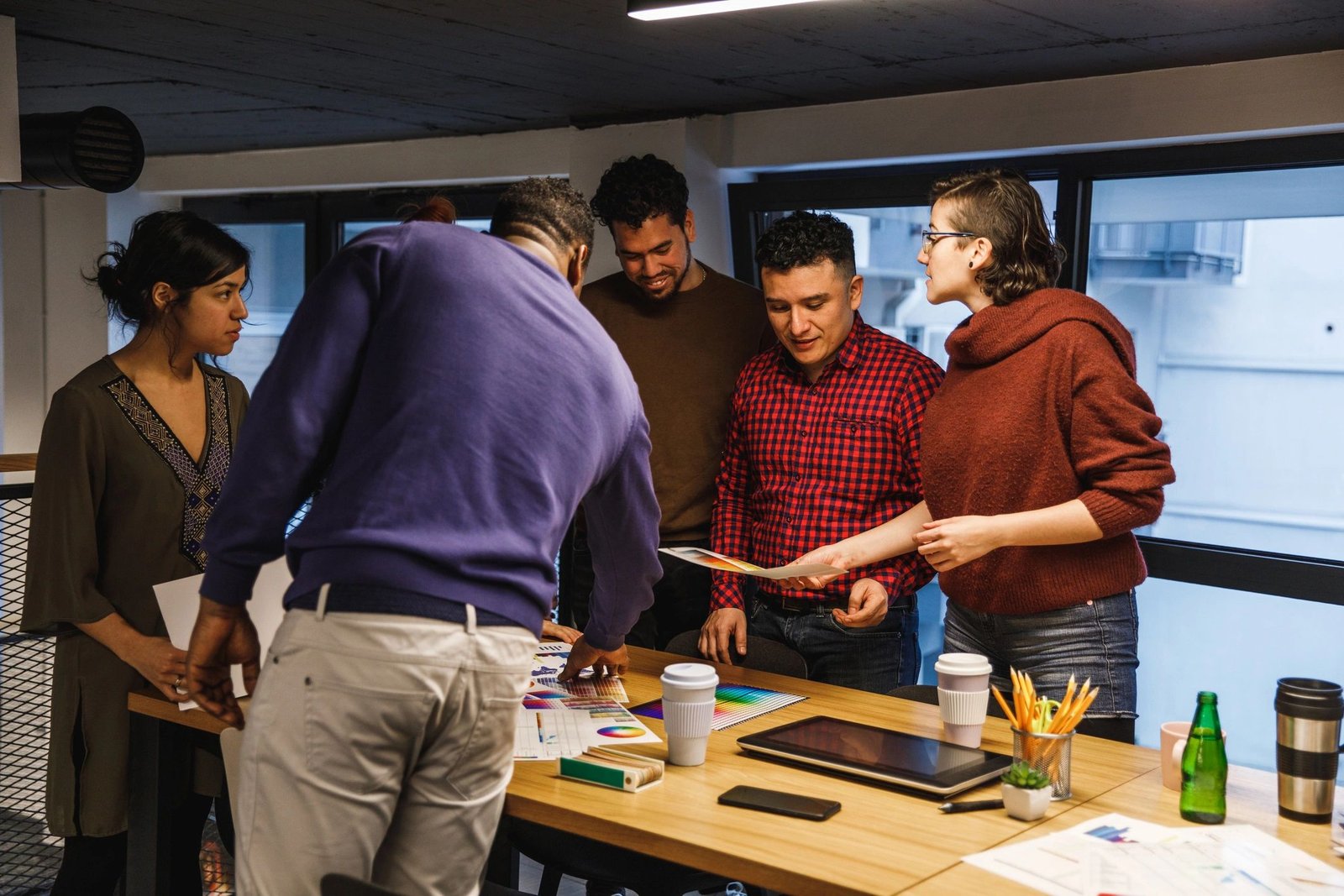 Team workshop for digital strategy planning